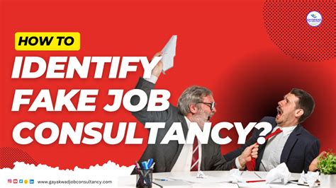 How to Identify Fake Job Consultancy .